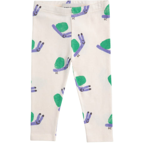 Bobo Choses Offwhite Funny Snail All Over Leggings