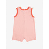 Bobo Choses Lys Pink Smiling Pink Playsuit