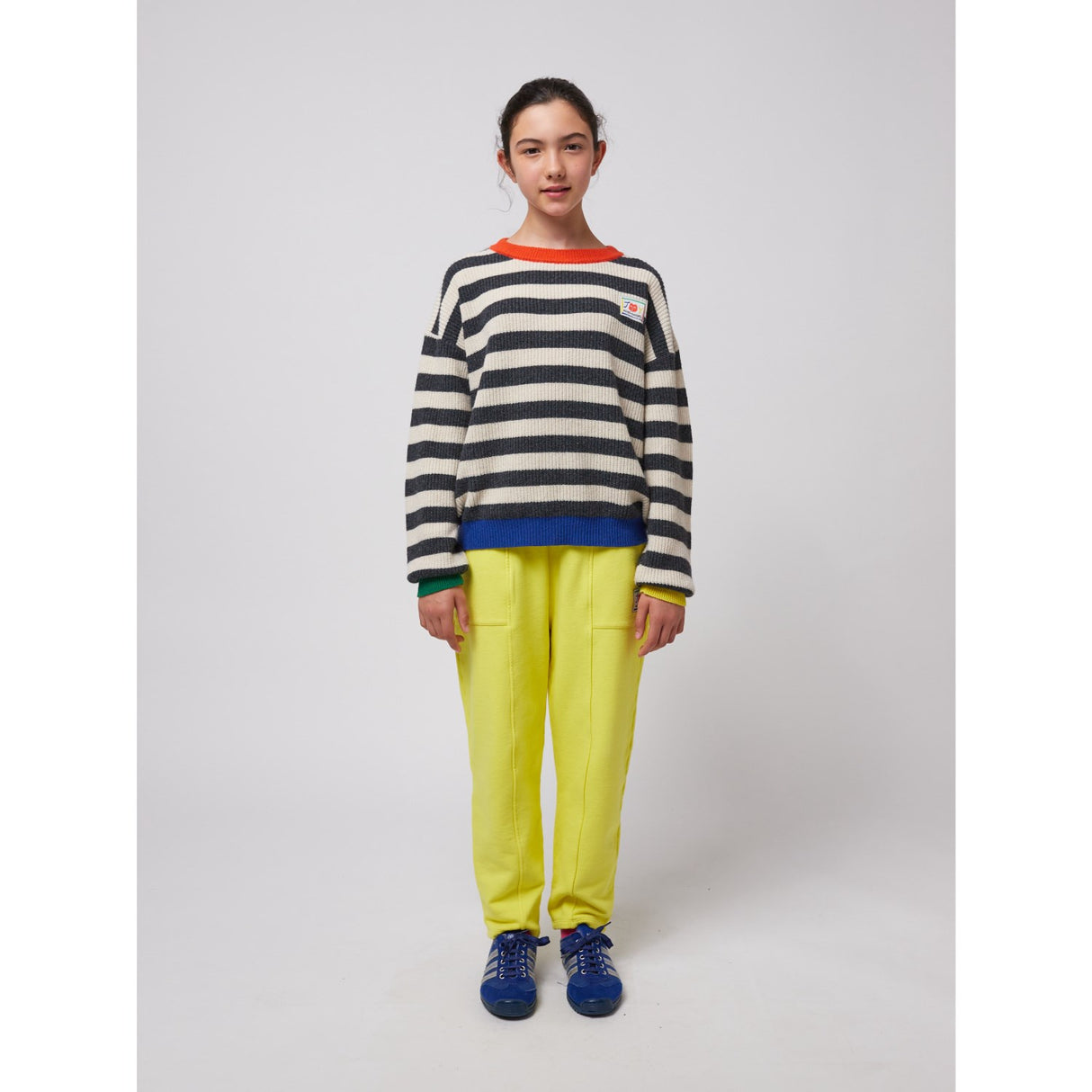 Bobo Choses Multicolor Smiling Stripes Jumper