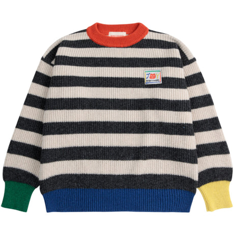 Bobo Choses Multicolor Smiling Stripes Jumper