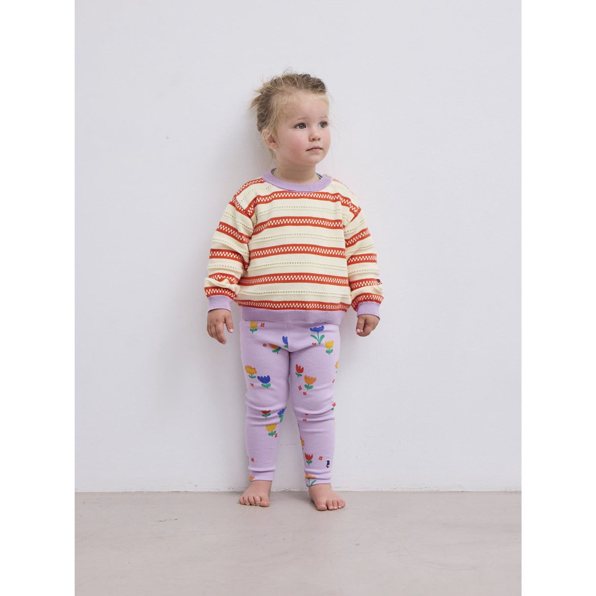 Bobo Choses Lavender Garden Party All Over Leggings