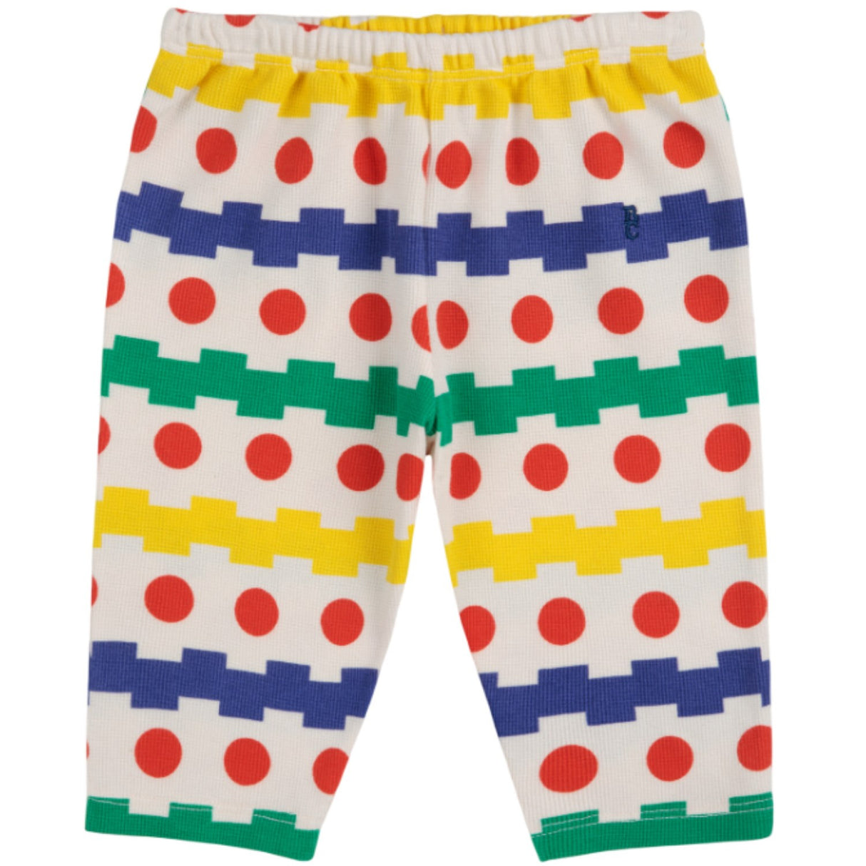 Bobo Choses Multicolor Geometrical All Over Waffle Bukser