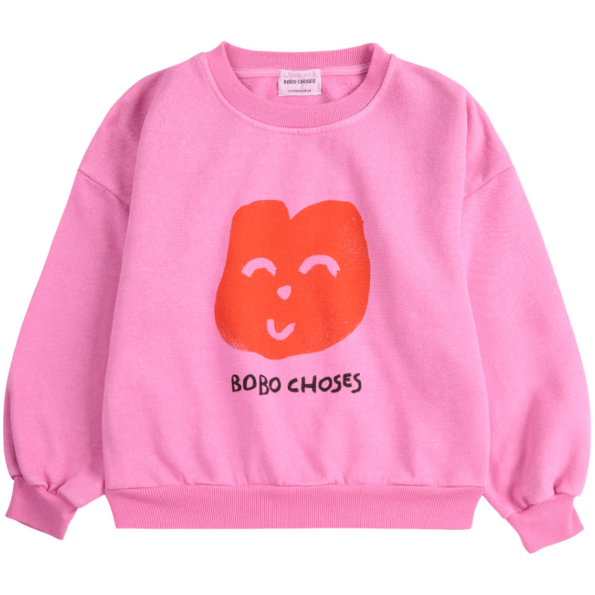 Bobo Choses Fuchsia Joyful Face Collegegenser