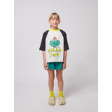 Bobo Choses Offwhite Hello Joy Ranglan Ermer T-Shirt