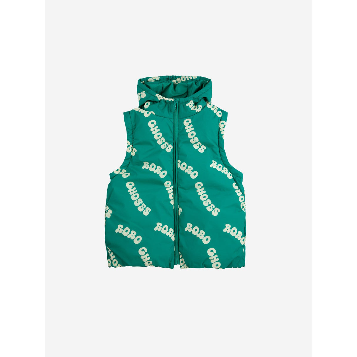 Bobo Choses Green Wavy Bobo Choses All Over Lys Vattert Anorak