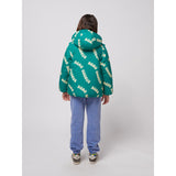 Bobo Choses Green Wavy Bobo Choses All Over Lys Vattert Anorak