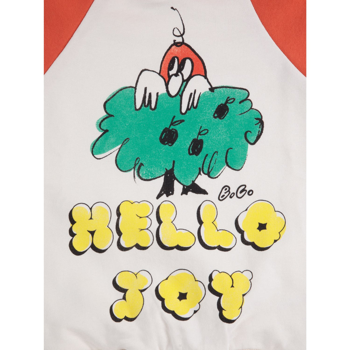 Bobo Choses Multicolor Hello Joy Ranglan Ermer Hettegenser