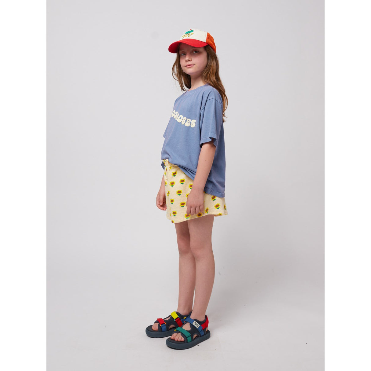 Bobo Choses Offwhite Sunflower All Over Shorts