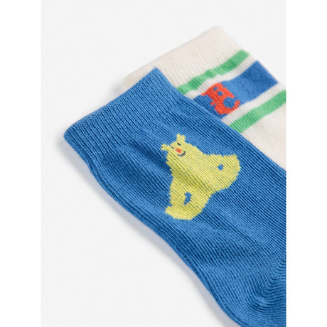 Bobo Choses Multicolor Hug Me Bjørn Kort Sock Pack X 2