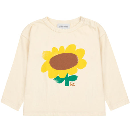 Bobo Choses Offwhite Sunflower T-Shirt