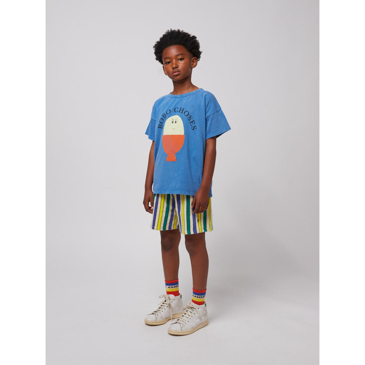 Bobo Choses Lys Blue Morning Egg T-Skjorte