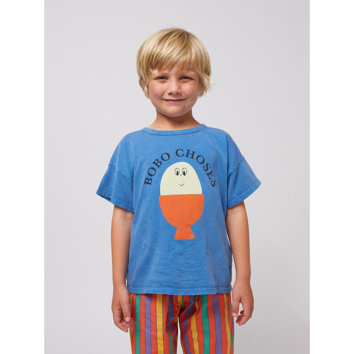 Bobo Choses Lys Blue Morning Egg T-Skjorte