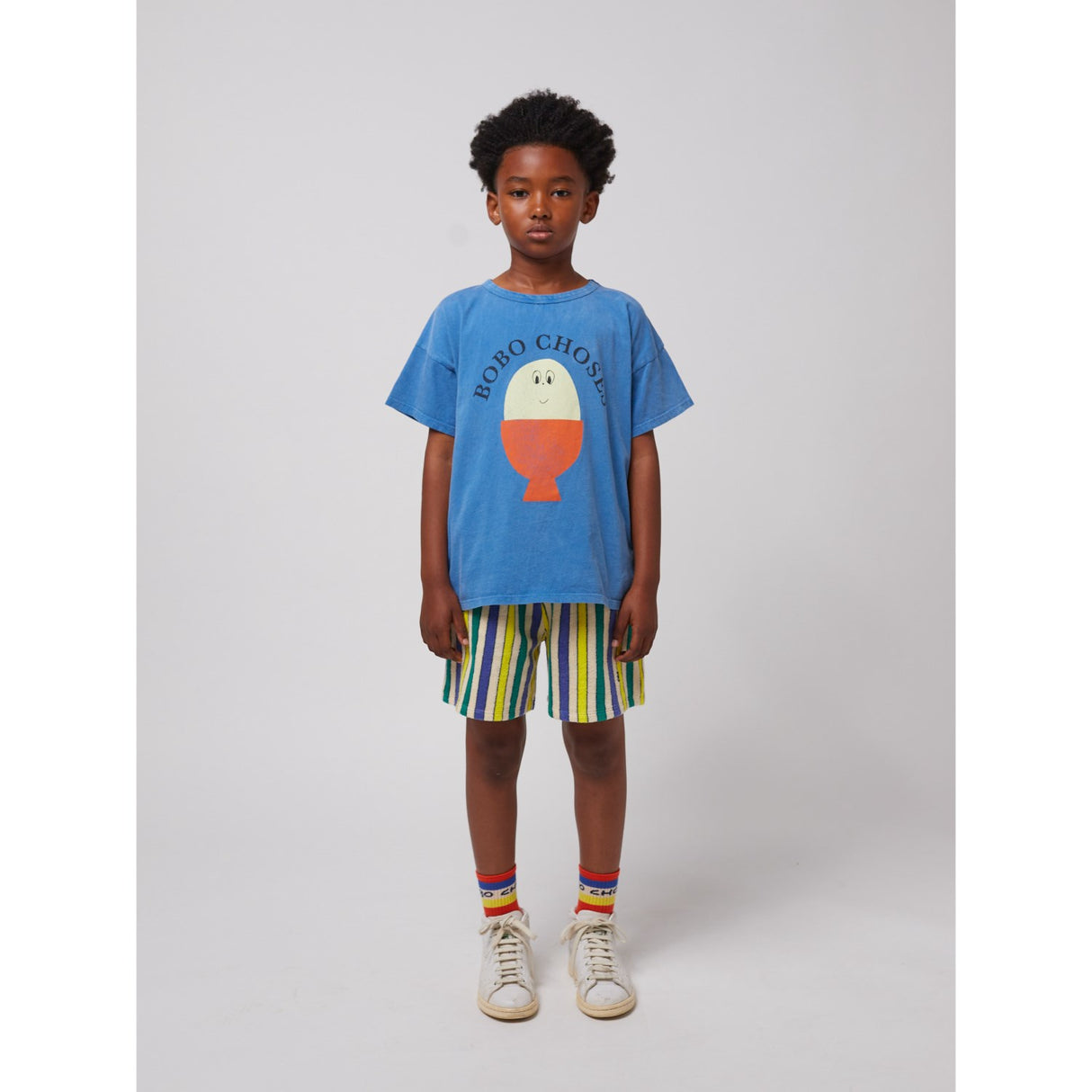 Bobo Choses Lys Blue Morning Egg T-Skjorte