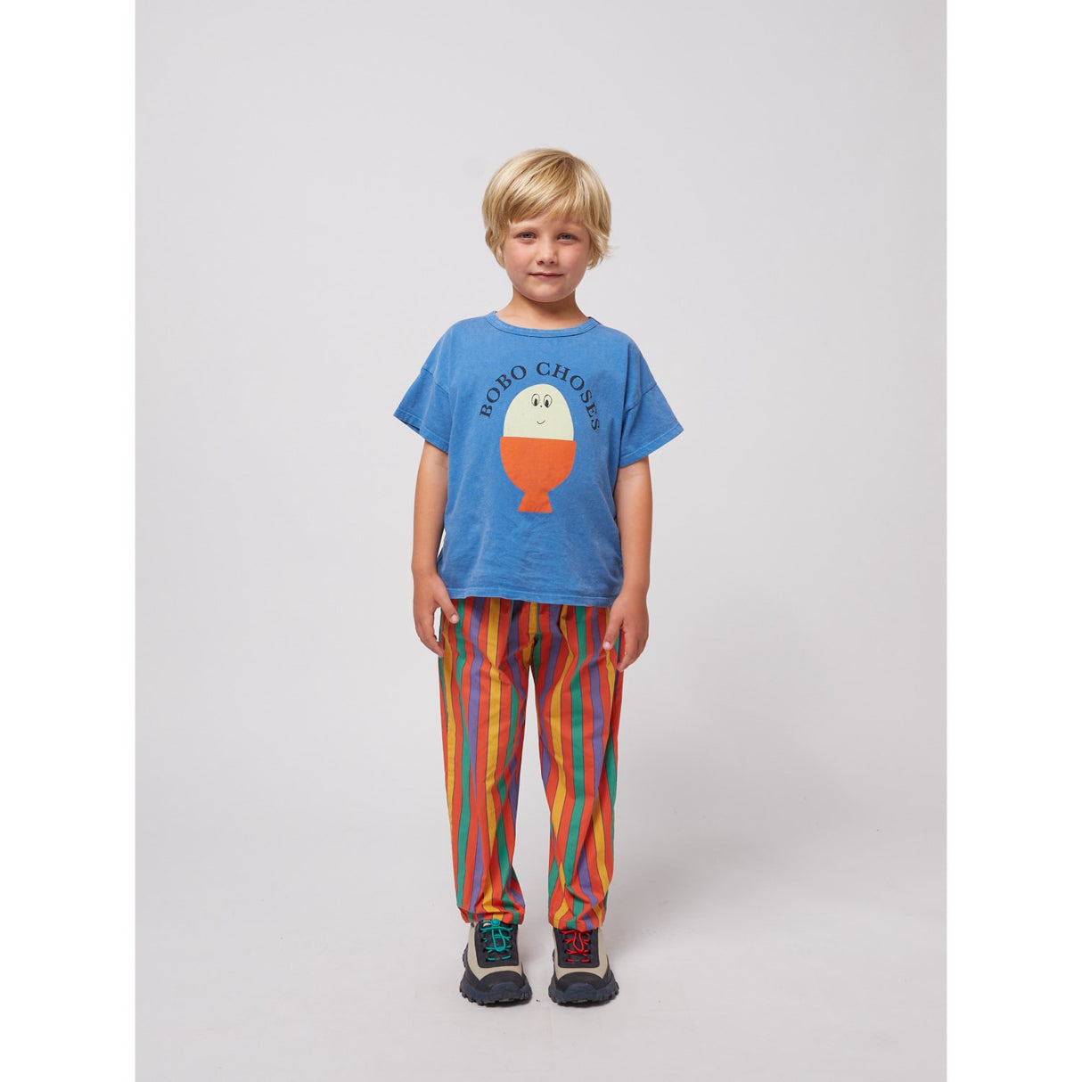 Bobo Choses Lys Blue Morning Egg T-Skjorte