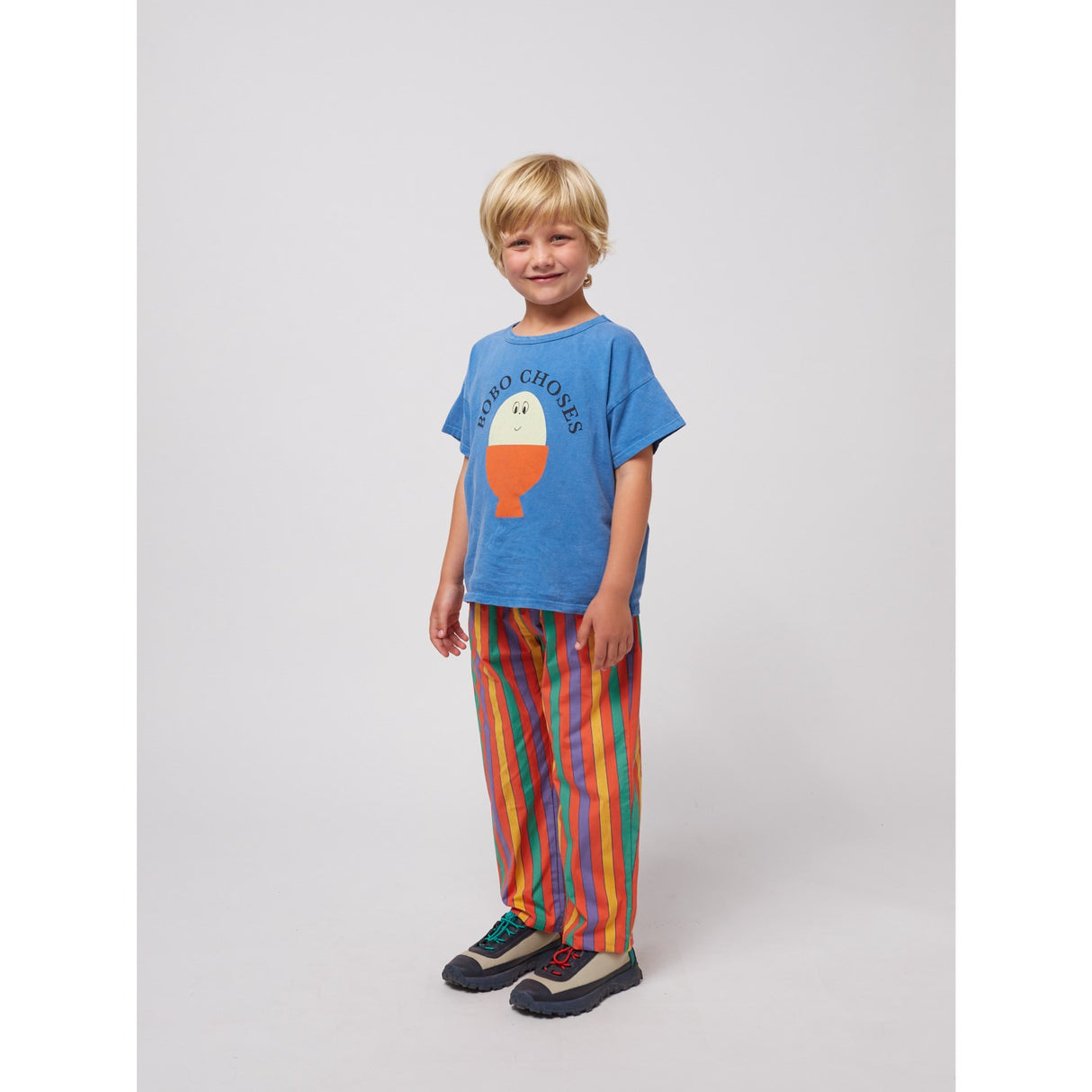 Bobo Choses Lys Blue Morning Egg T-Skjorte