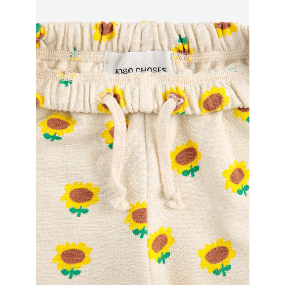 Bobo Choses Beige Sunflower All Over Jogging Bukser