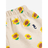 Bobo Choses Beige Sunflower All Over Jogging Bukser