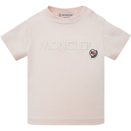 Moncler Lys Pink T-Skjorte