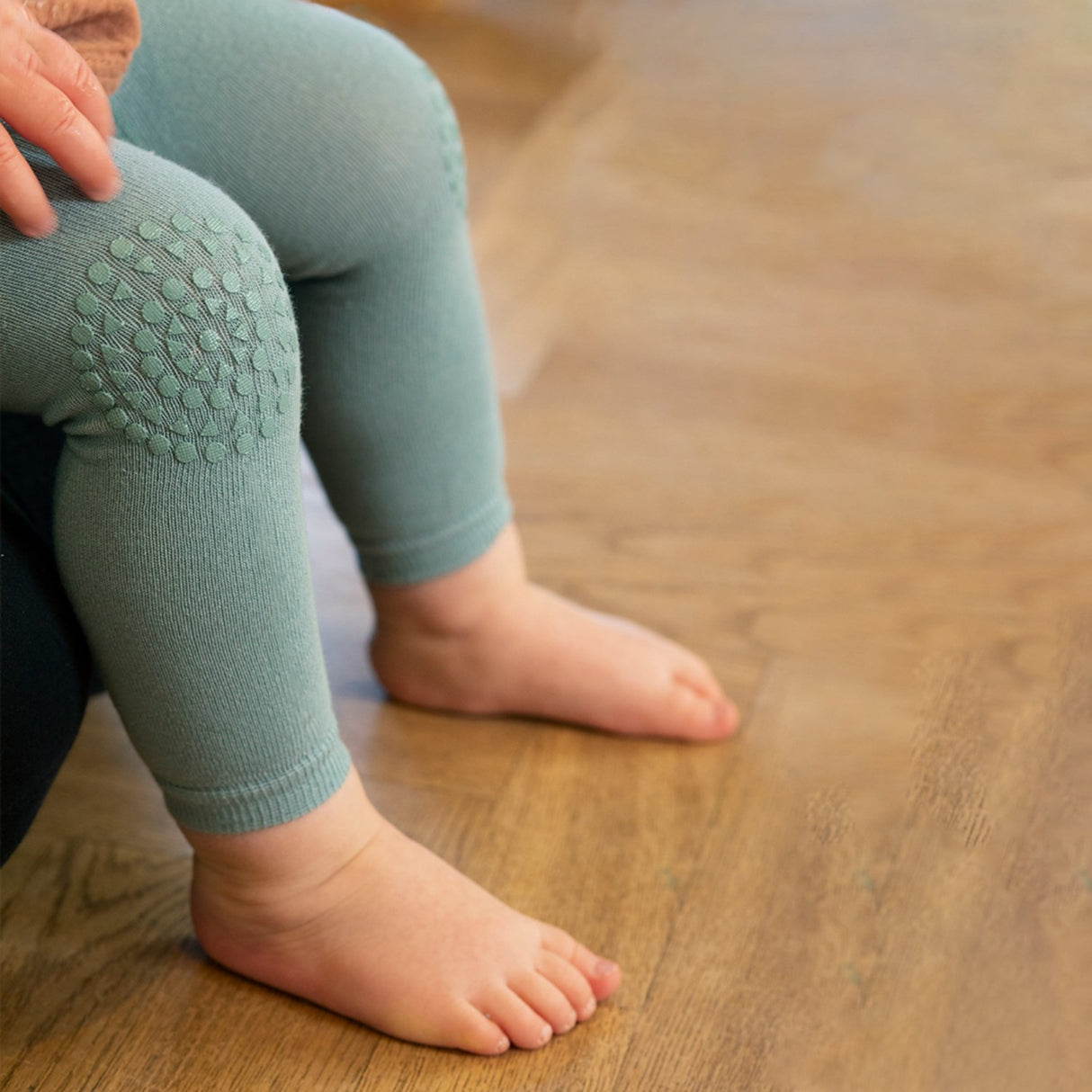 Gobabygo Dusty Blue Crawling Leggings