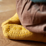 Gobabygo Mustard Non-slip Strømper