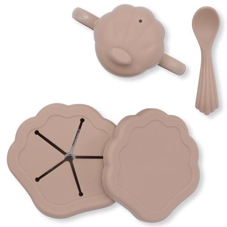 Konges Sløjd Handicraft Silikon Clam Dining Set Blush
