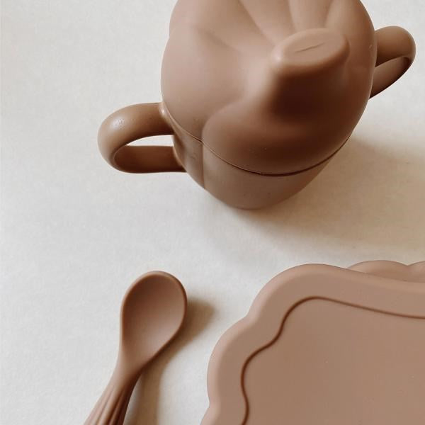 Konges Sløjd Handicraft Silikon Clam Dining Set Blush