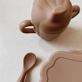 Konges Sløjd Handicraft Silikon Clam Dining Set Blush