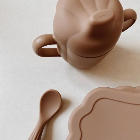 Konges Sløjd Handicraft Silikon Clam Dining Set Blush