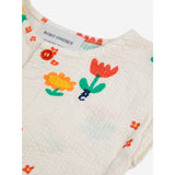 Bobo Choses Offwhite Garden Party All Over Woven Overall