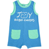 Bobo Choses Blue Smiling Blue Playsuit