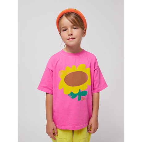 Bobo Choses Fuchsia Sunflower T-Shirt