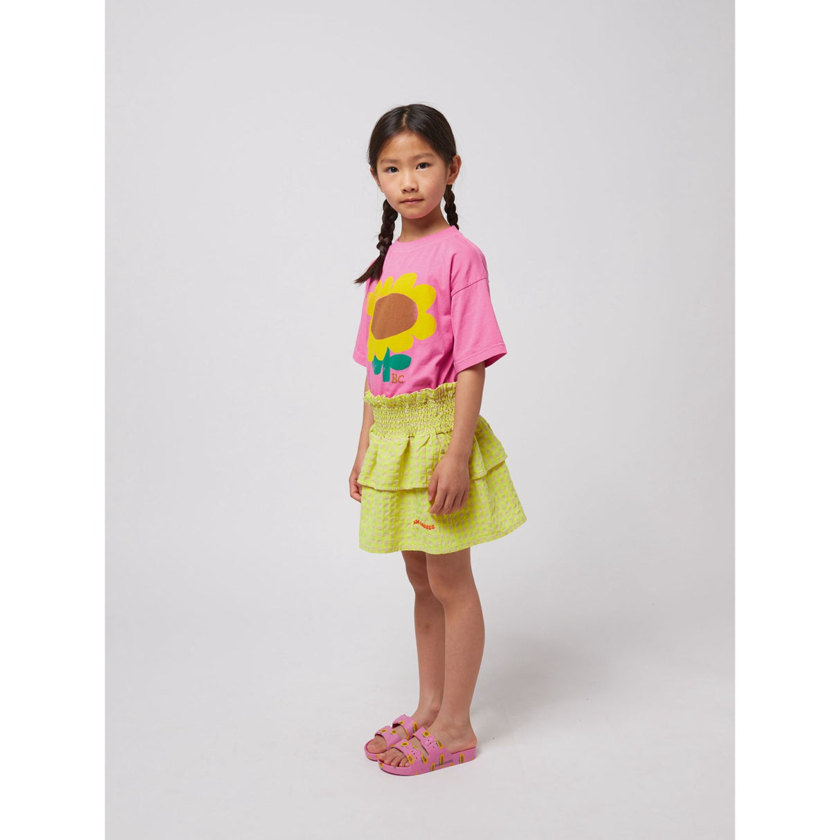 Bobo Choses Fuchsia Sunflower T-Shirt