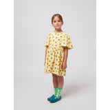 Bobo Choses Offwhite Sunflower All Over Kjole