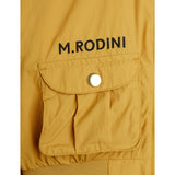 Mini Rodini Beige Dog Nylon Baseball Jakke Embroidery