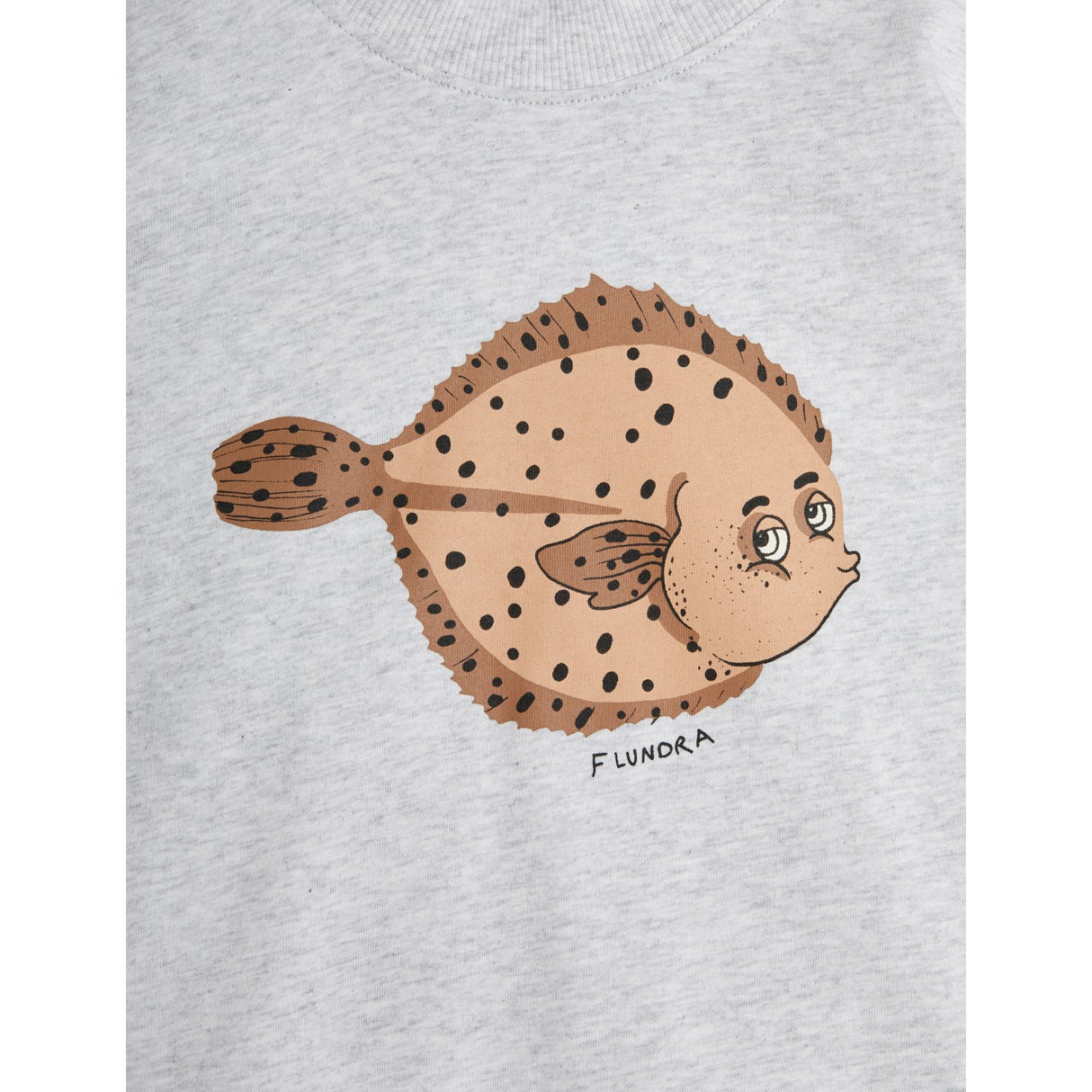 Mini Rodini Grey Melange Flundra T-Shirt