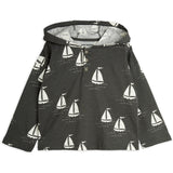 Mini Rodini Grey Sailing Boats AOP Hettegenser