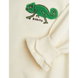 Mini Rodini Offwhite Lizard Chenille Collegegenser