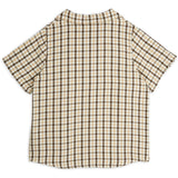 Mini Rodini Beige Gingham Woven Skjorte