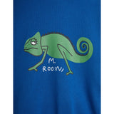Mini Rodini Blue Lizard Collegegenser