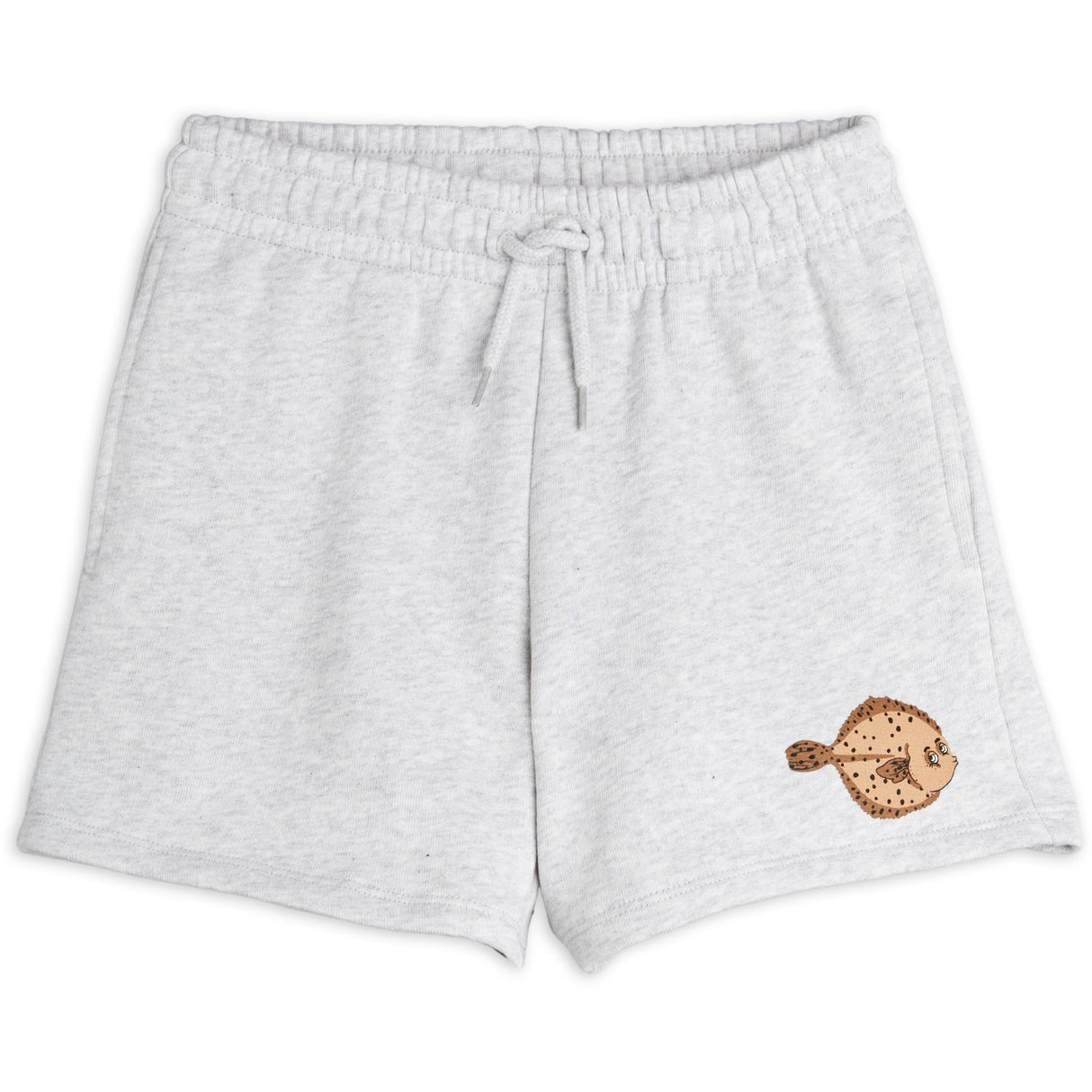 Mini Rodini Grey Melange Flundra Sweatshorts