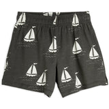 Mini Rodini Grey Sailing Boats AOP Shorts