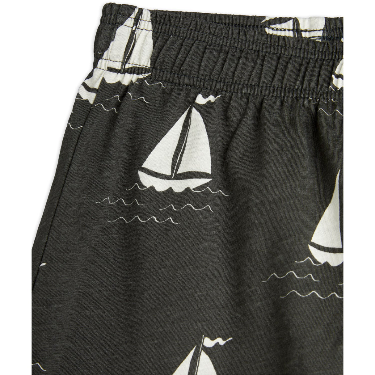 Mini Rodini Grey Sailing Boats AOP Shorts