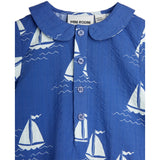 Mini Rodini Blue Sailing Boats AOP Woven Body