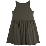 Mini Rodini Black Arrowed Heart Embroidery Tank Kjole