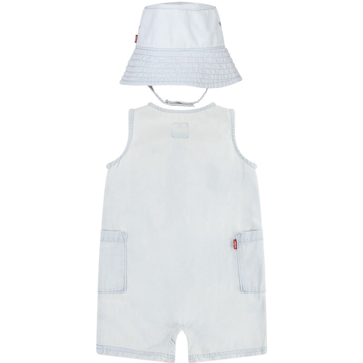 Levi's Blankcanvas Lvb Denim Romper & Bøtte Lue