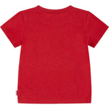 Levi's Pompeian Red Lvb Logo Chambray Applique Tee