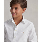 Polo Ralph Lauren White Boy Sport Skjorte