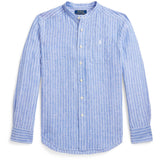 Polo Ralph Lauren Blue White Boy Sport Skjorte