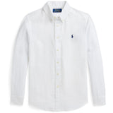 Polo Ralph Lauren White Boy Sport Skjorte