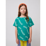 Bobo Choses Green Wavy Bobo Choses All Over T-Skjorte